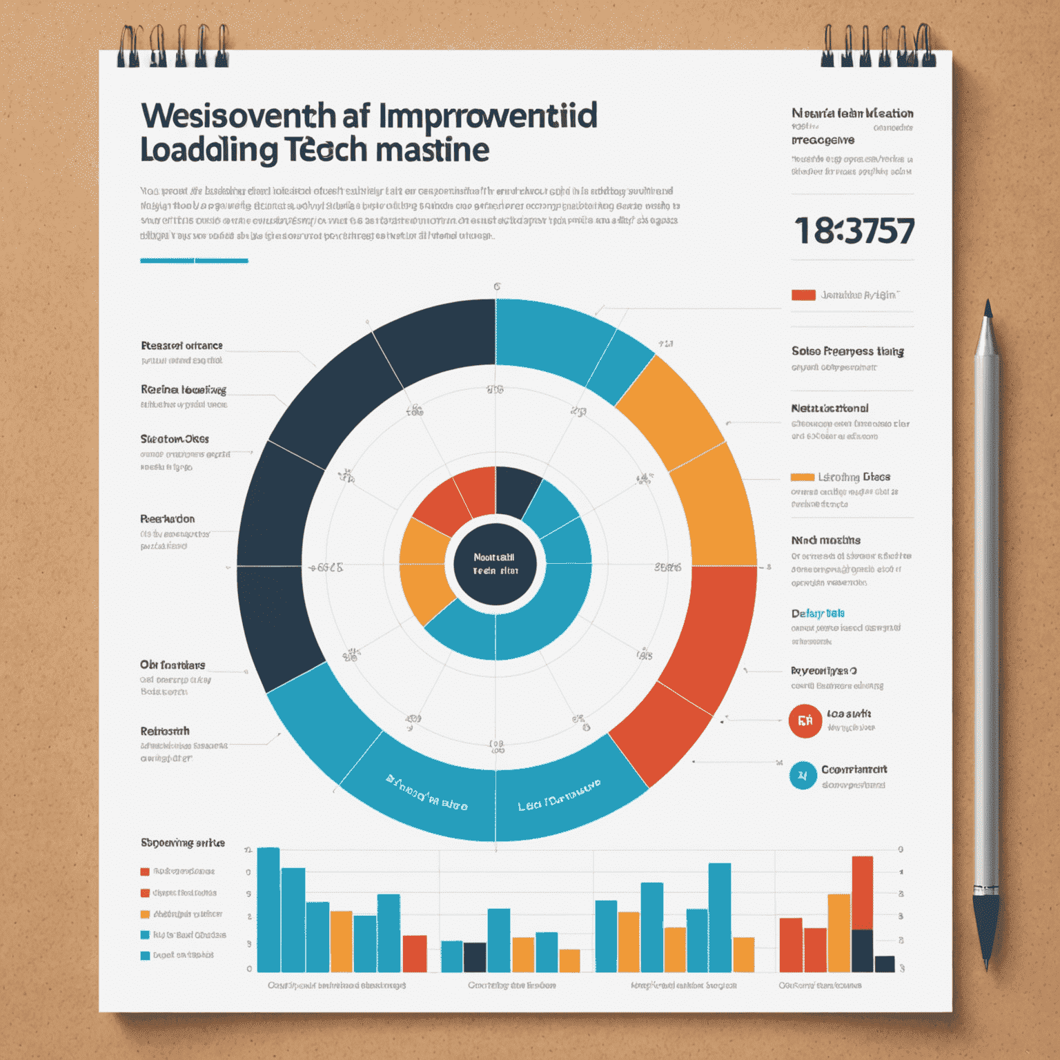 Gráfico que muestra la mejora en el tiempo de carga de un sitio web después de aplicar técnicas de optimización para diseño responsivo